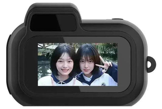 Mini Slr-Shaped 1080P Pocket DV Camera – Portable Body Cam, Action Camera with Display Screen, Loop Recording, & Filters